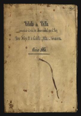 Concesión de título de Villa (1665)